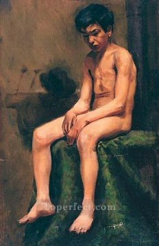  Picasso Pintura Art%C3%ADstica - Chico bohemio desnudo 1898 Pablo Picasso